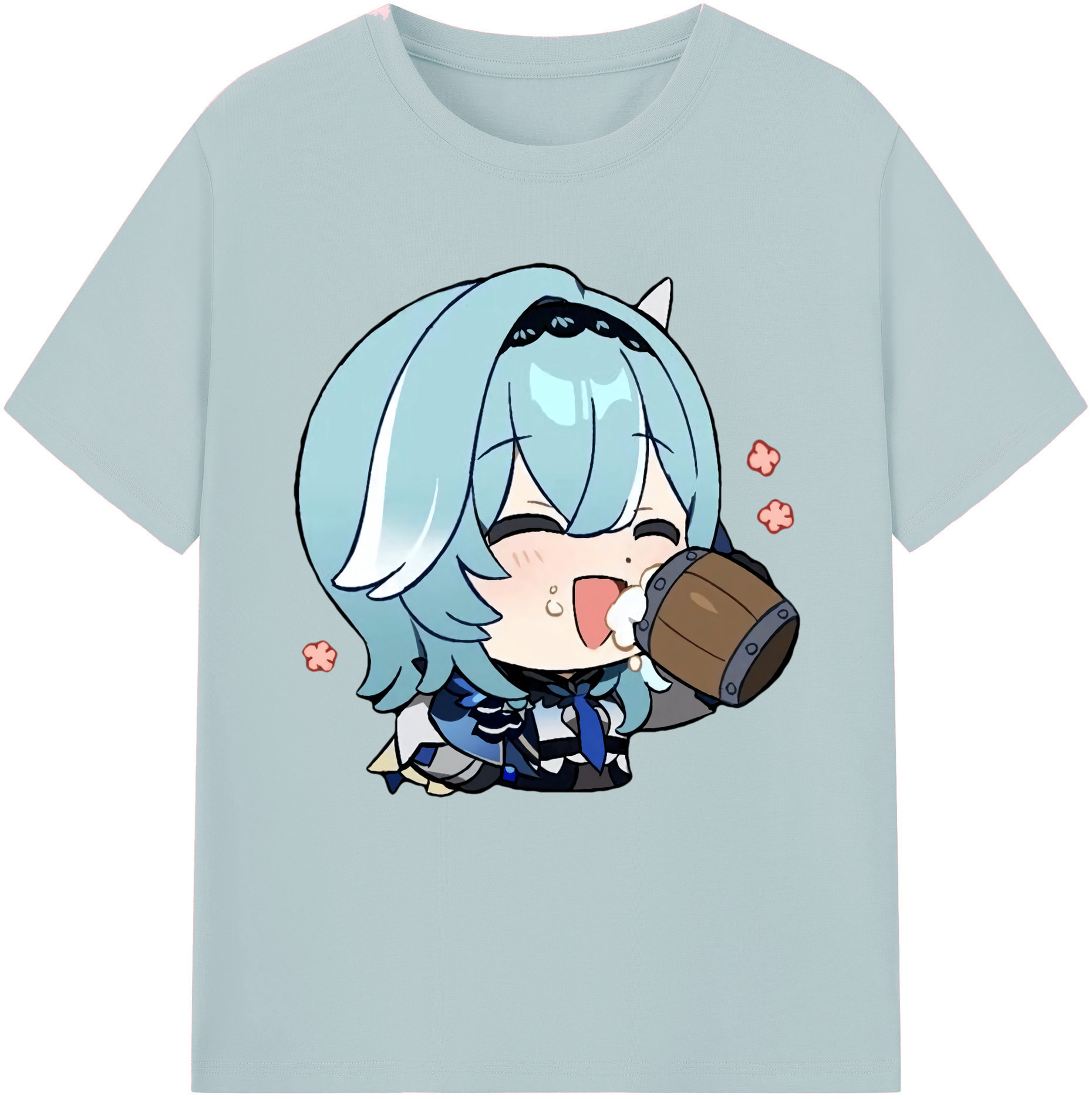げんし神 优菈 ゆうら genshin Yūra 綿100％半袖Tシャツ（フロントプリント）